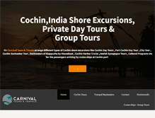 Tablet Screenshot of cochinprivatetours.com